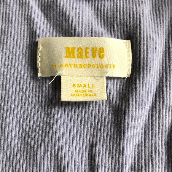 Anthropologie Maeve Lilac Square Neck Tank Top S - Picture 3 of 7